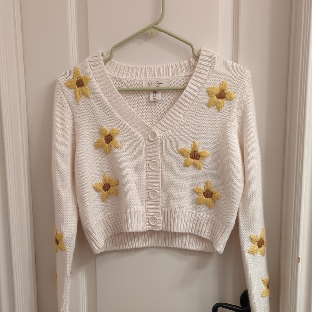 Jessica Simpson Sunflower Cardigan